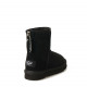 Детские Угги UGG Kids Classic Short Zip II Black