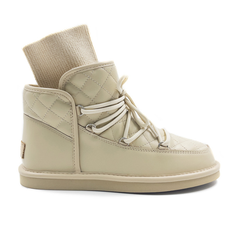 Женские Угги UGG Lodge Mini Leather Sand