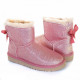 Женские Угги UGG Mini Bailey Bow Sparkle Pink