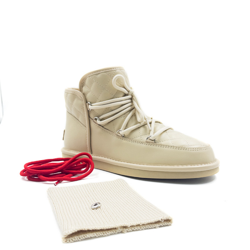 Женские Угги UGG Lodge Mini Leather Sand