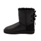 Детские Угги UGG Kids Bailey Bow Metallic Black