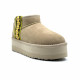 Женские Угги UGG Classic Ultra Mini Braid Platform Sand