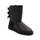 Детские Угги UGG Kids Bailey Bow Metallic Black