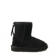 Детские Угги UGG Kids Classic Short Zip II Black