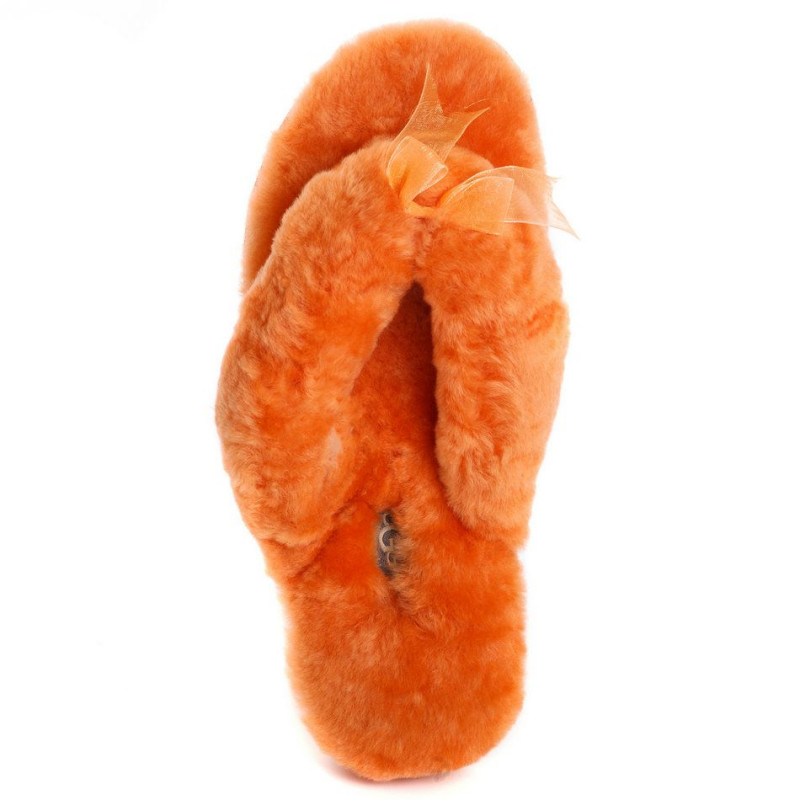 Женские тапочки UGG Fluff Flip Flop II Orange