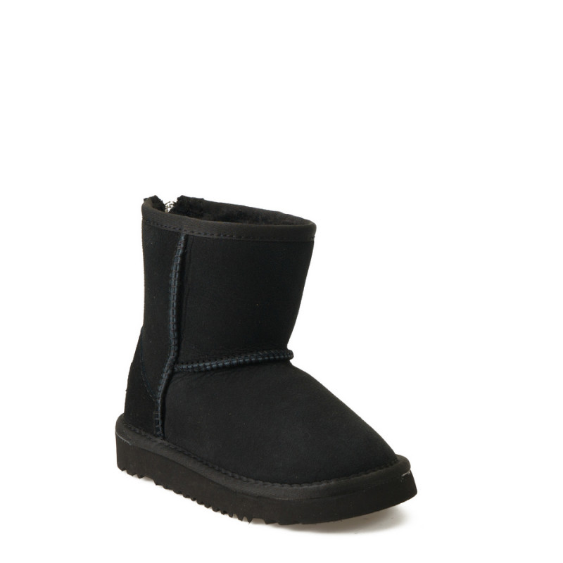Детские Угги UGG Kids Classic Short Zip II Black