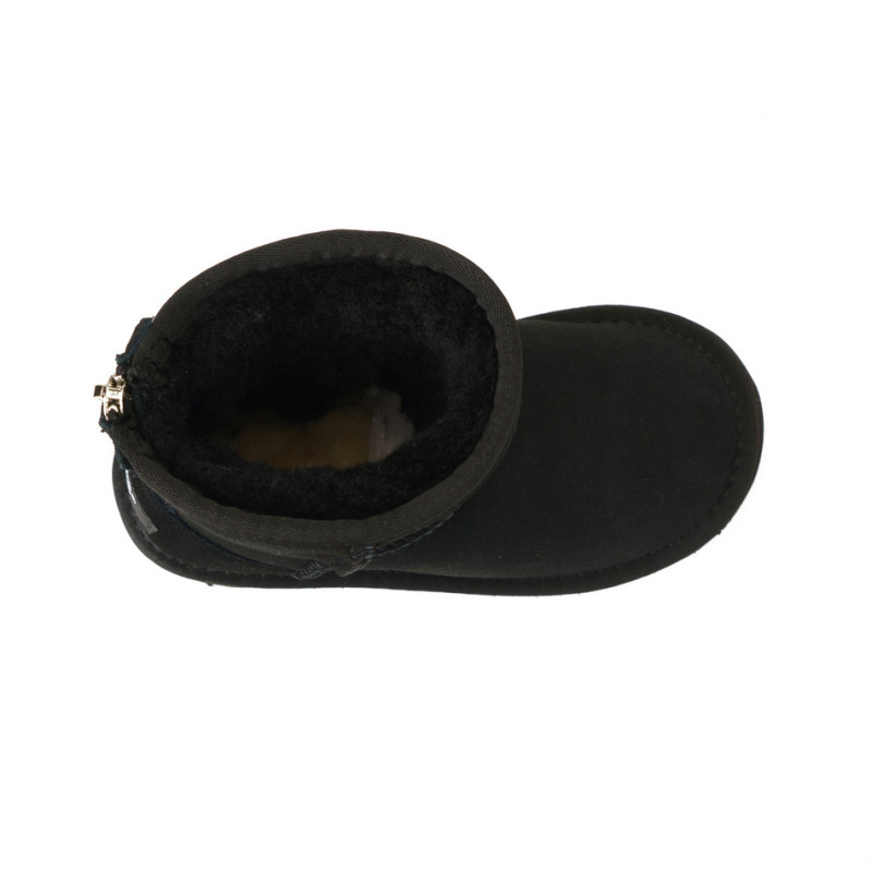 Детские Угги UGG Kids Classic Short Zip II Black
