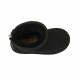 Детские Угги UGG Kids Classic Short Zip II Black