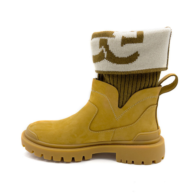 Женские Ботинки UGG Martin Knit Chestnut