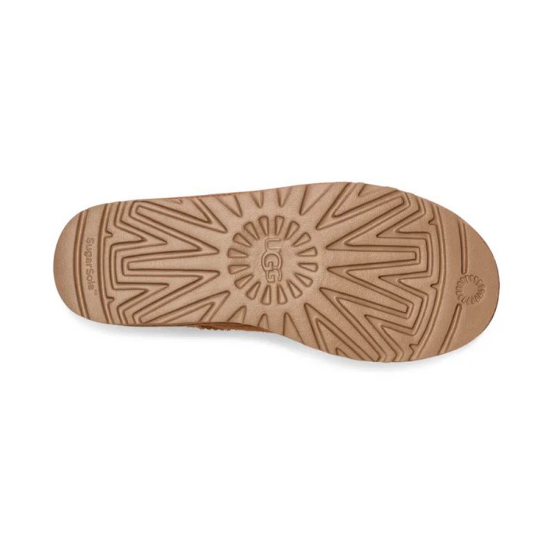 Женские Угги UGG Classic Mini Zipper Tape Logo Chestnut