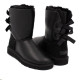 Детские Угги UGG Kids Bailey Bow Metallic Black