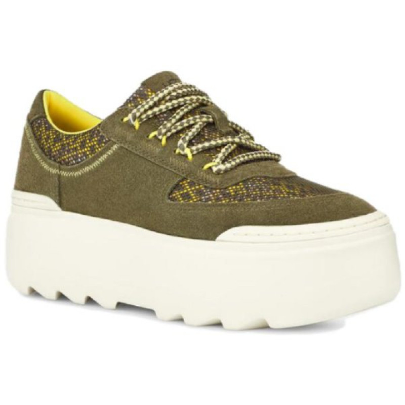 Женские ботинки UGG Marin Mega Lace Braid Burnt Olive