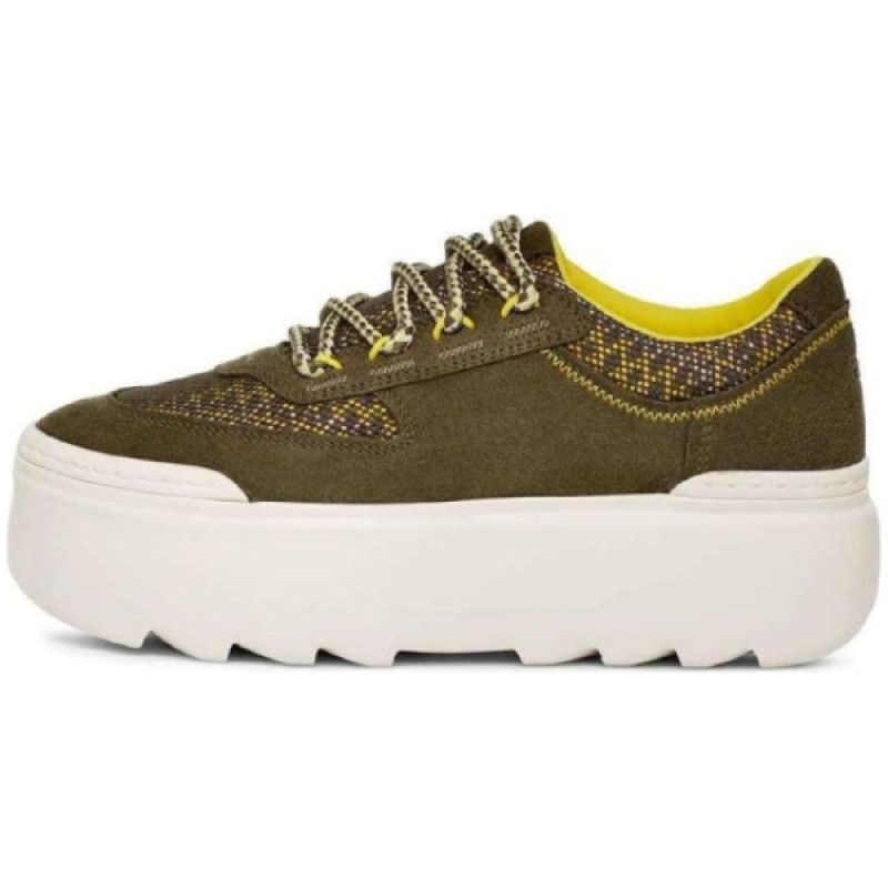 Женские ботинки UGG Marin Mega Lace Braid Burnt Olive