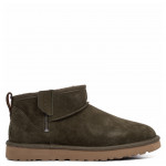 UGG Mens Classic Ultra Mini Zip Khaki