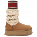 UGG Classic Sweater Letter Chestnut