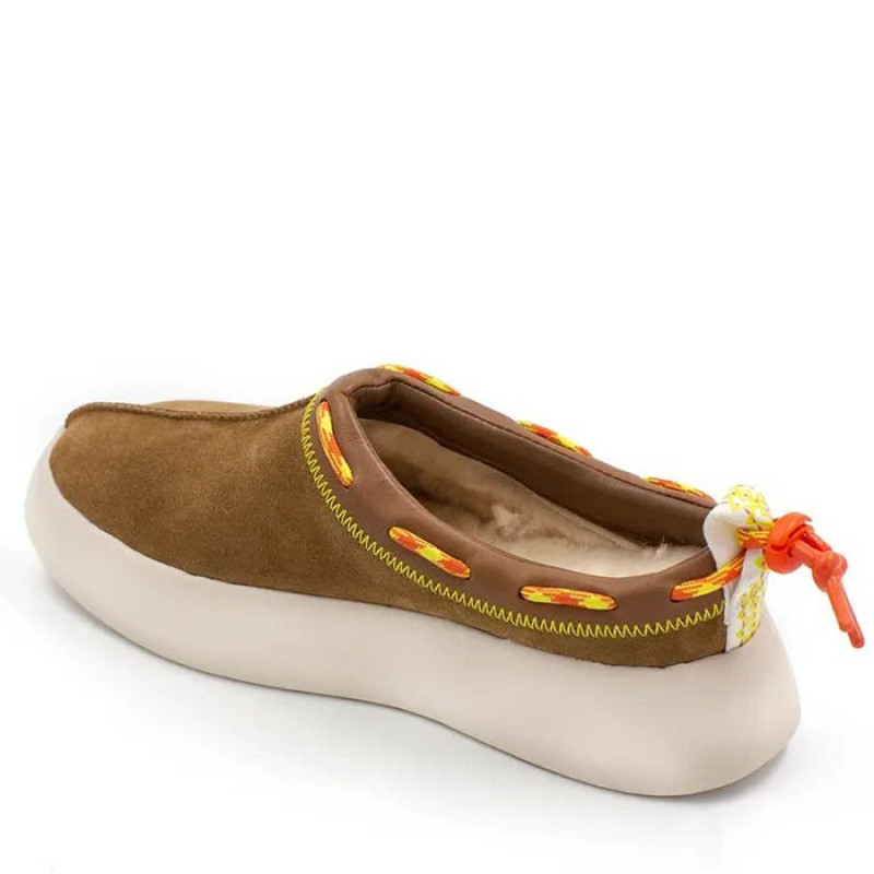 Женские Тапочки UGG Boom Slip-on Chestnut