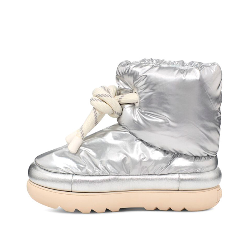 Женские угги UGG Classic Maxi Metallic Silver