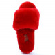Женские тапочки UGG Fluff Slide Slippers Red