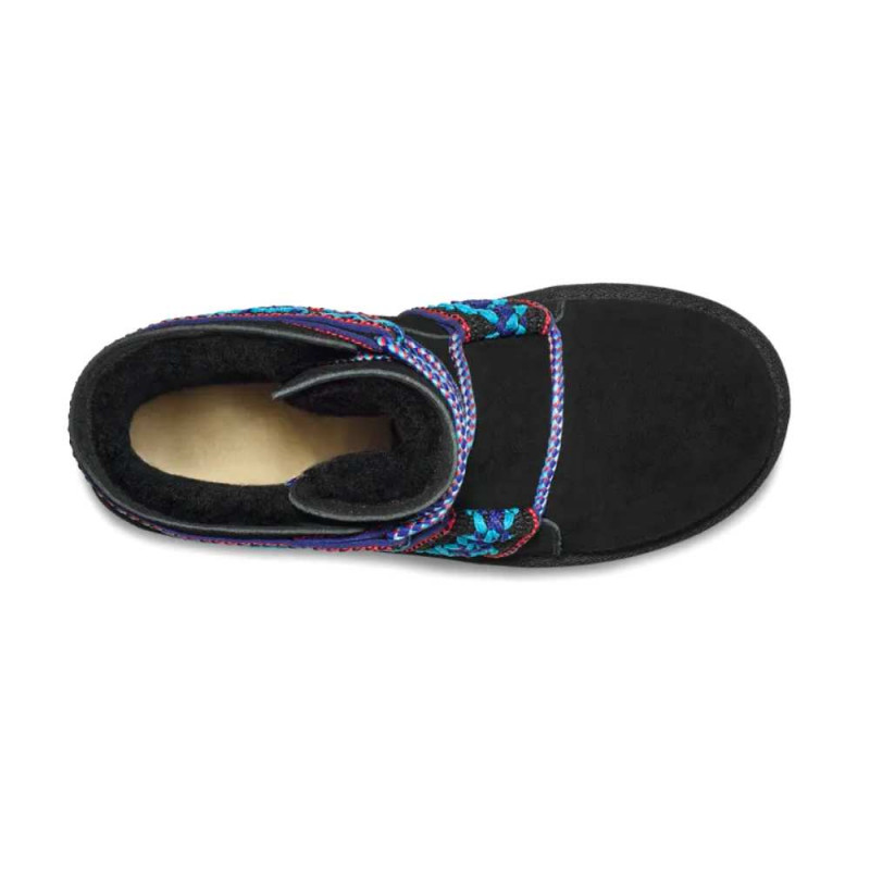 Женские Угги UGG Classic Mini Braid Platform Black