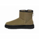 Женские Угги UGG Classic Mini Zipper Tape Logo Burnt Olive