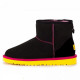 Женские Угги UGG Classic Mini II Black-Yellow