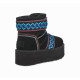Женские Угги UGG Classic Mini Braid Platform Black
