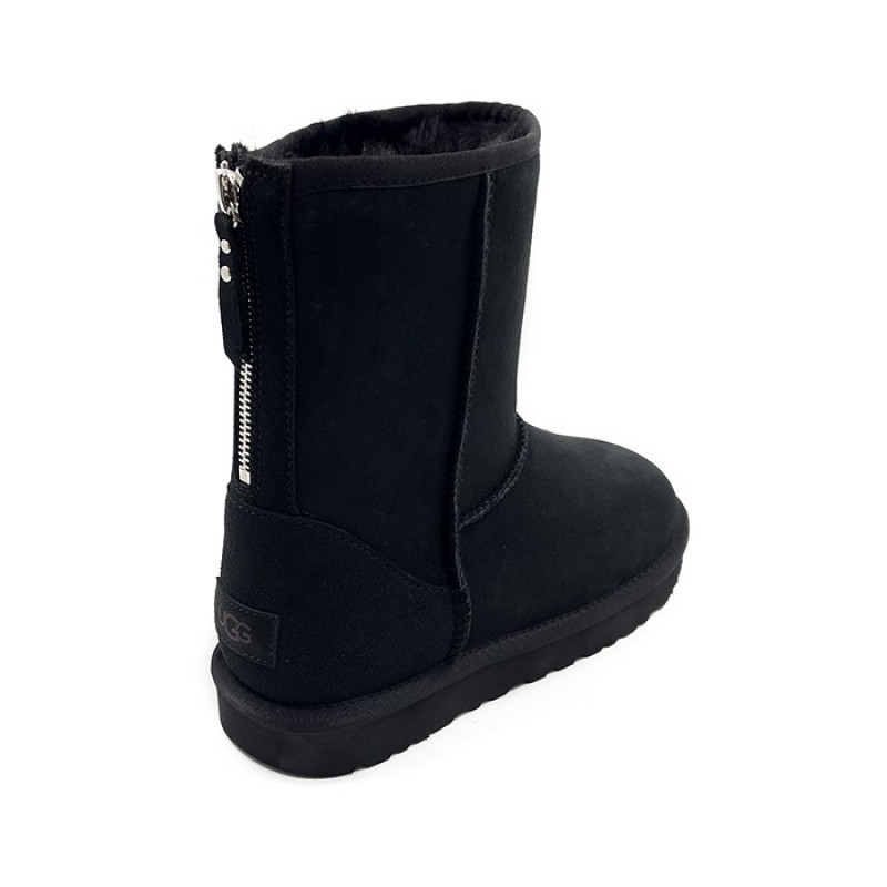Мужские Угги UGG Mens Classic Short Zip II Black
