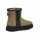 Женские Угги UGG Classic Mini Zipper Tape Logo Burnt Olive