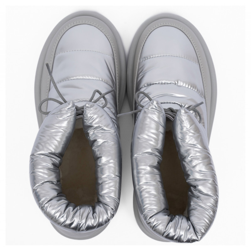 Женские Угги UGG Classic Mini Blow Silver