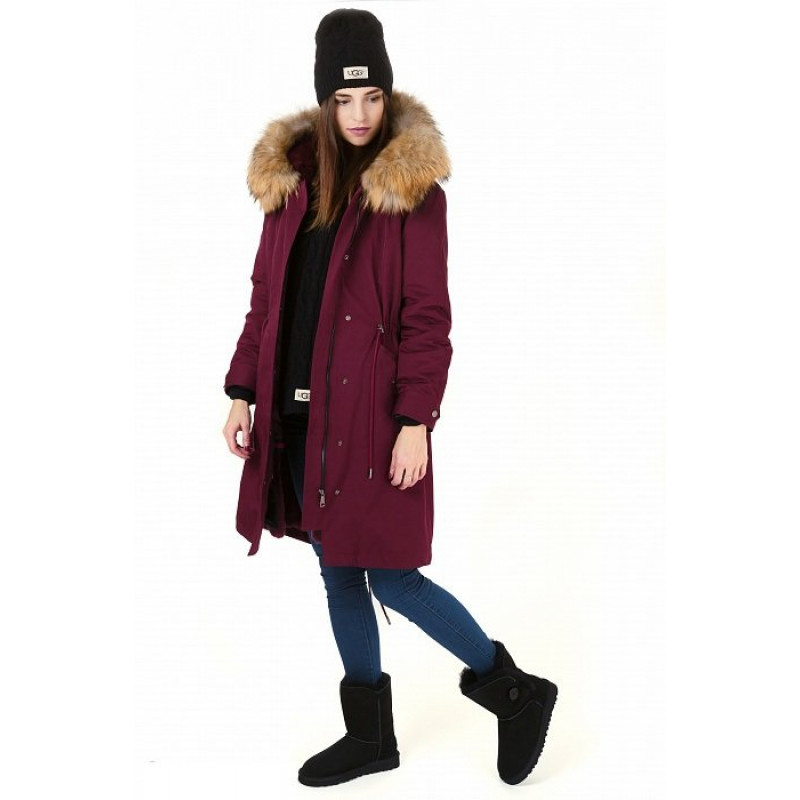 Женские угги UGG Bailey Button II Black