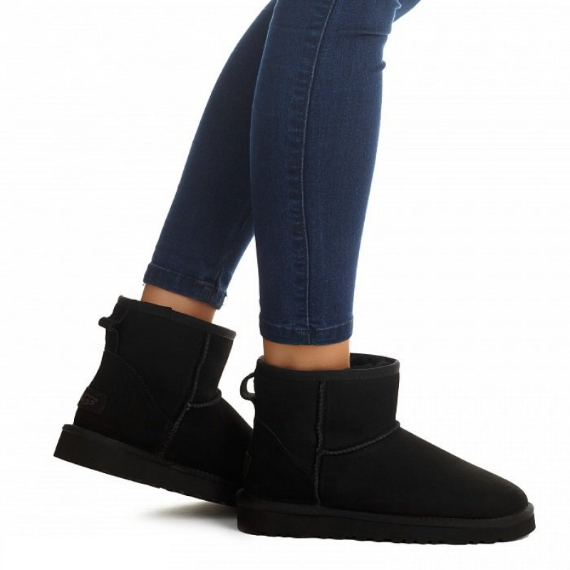 Женские Угги UGG Classic Mini II Black