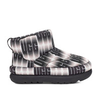 UGG Classic Maxi Mini Wavelength Black White