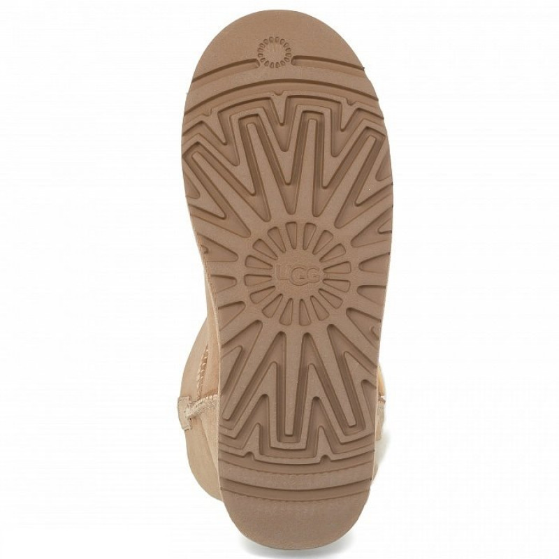 Женские угги UGG Mini Bailey Button II Sand