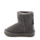 Детские Угги UGG Kids Classic Short Zip Grey