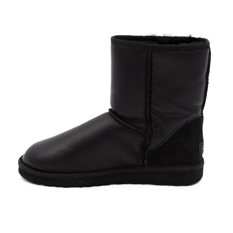 Женские Угги UGG Classic Short Metallic Black