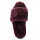 Женские тапочки UGG Fluff Slide Slippers Dark Purple