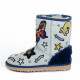 Женские Угги UGG Classic Short Patch It White