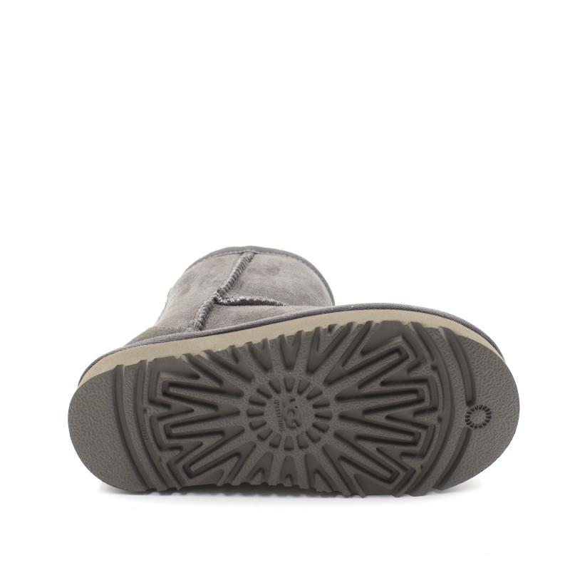 Детские Угги UGG Kids Classic Short Zip Grey