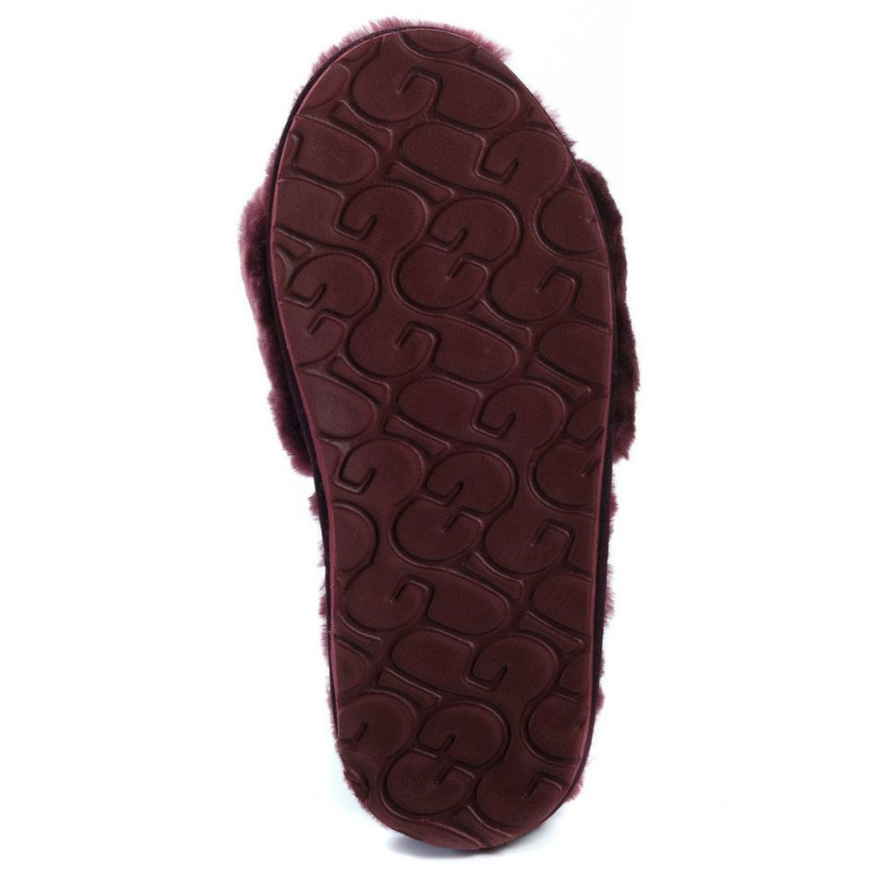 Женские тапочки UGG Fluff Slide Slippers Dark Purple