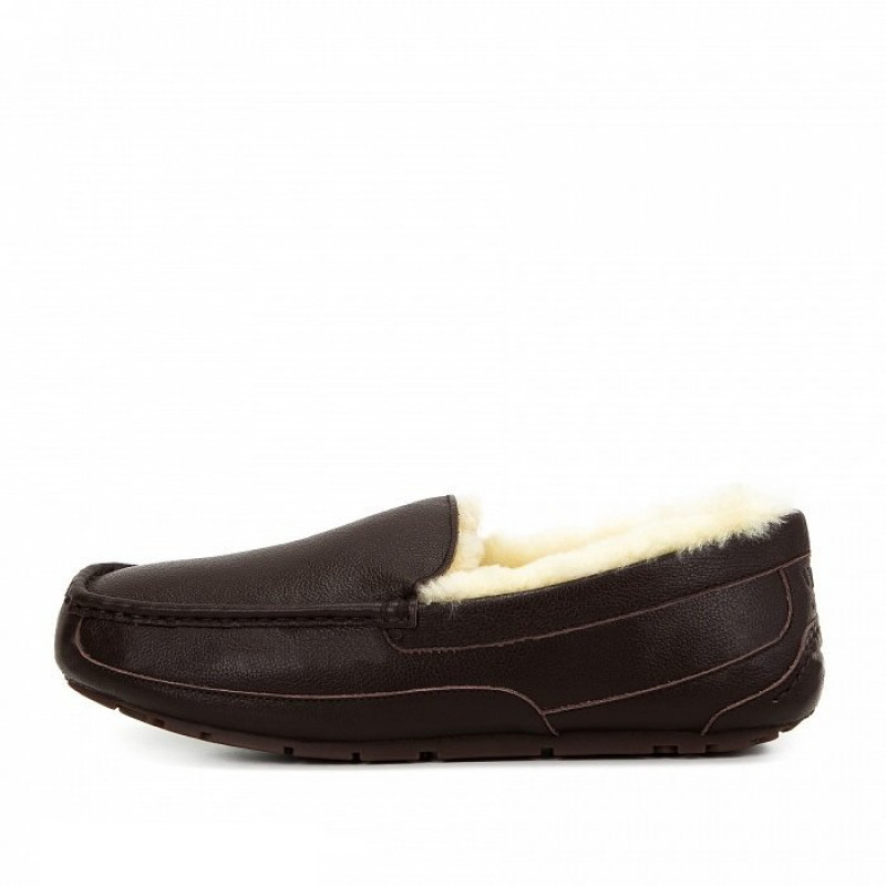 Мужские Мокасины UGG Mens Ascot Leather China Tea