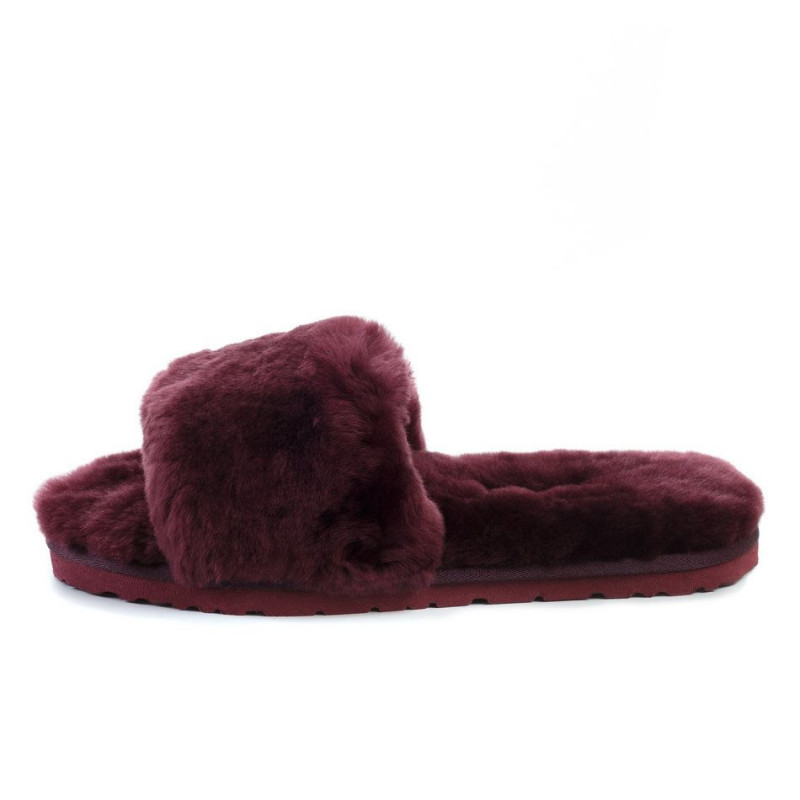 Женские тапочки UGG Fluff Slide Slippers Dark Purple