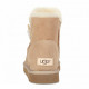 Женские угги UGG Mini Bailey Button II Sand