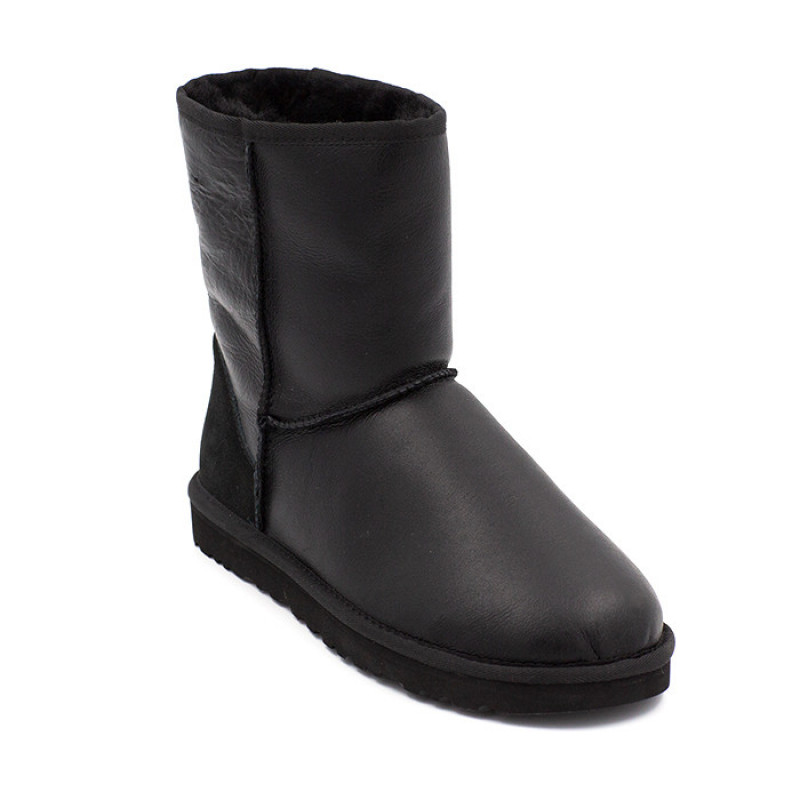 Женские Угги UGG Classic Short Metallic Black
