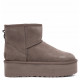 Женские Угги UGG Classic Mini Platform Smoke