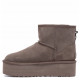 Женские Угги UGG Classic Mini Platform Smoke