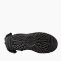 Женские полусапожки UGG Classic Mini Fluff Bow Boot Black