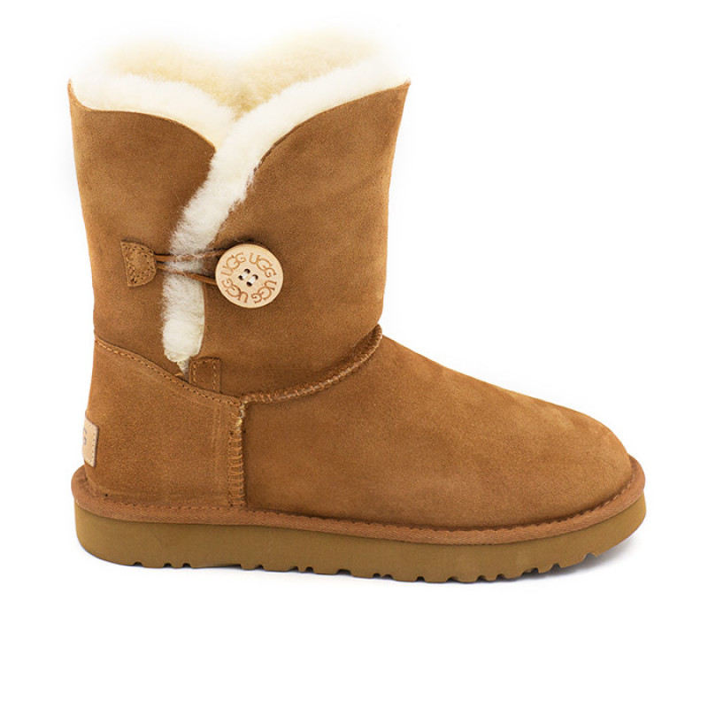 Женские угги UGG Bailey Button II Chestnut