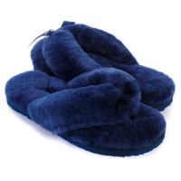 UGG Fluff Flip Flop II Navy Blue
