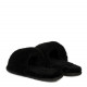 Женские тапочки UGG Fluff Slide Slippers Black