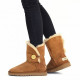 Женские угги UGG Bailey Button II Chestnut